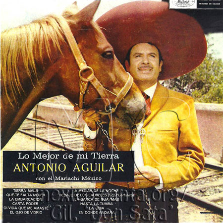 Lo mejor de mi tierra Portada: Antonio Aguilar